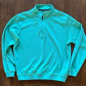 FootJoy half zip pull over teal women’s size large country club logo
